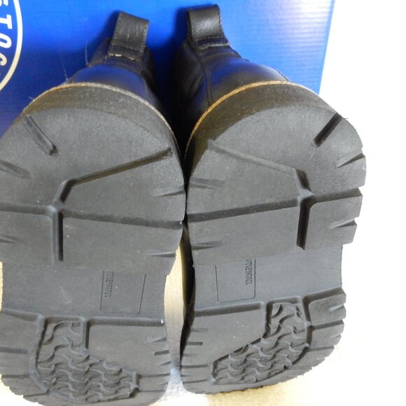Women's Birkenstock Boots Highwood black leather chelsea 38 7-8 WORN 1X - Picture 10 of 16